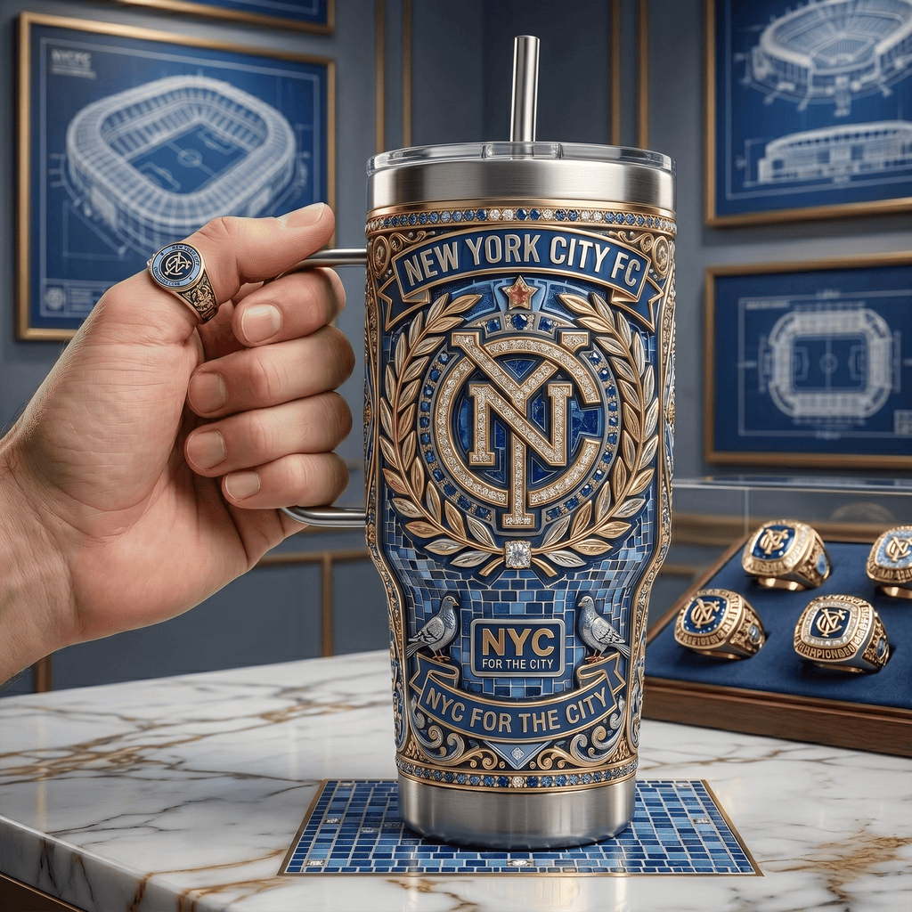 NYCF 40oz Tumbler With Handle LNTH