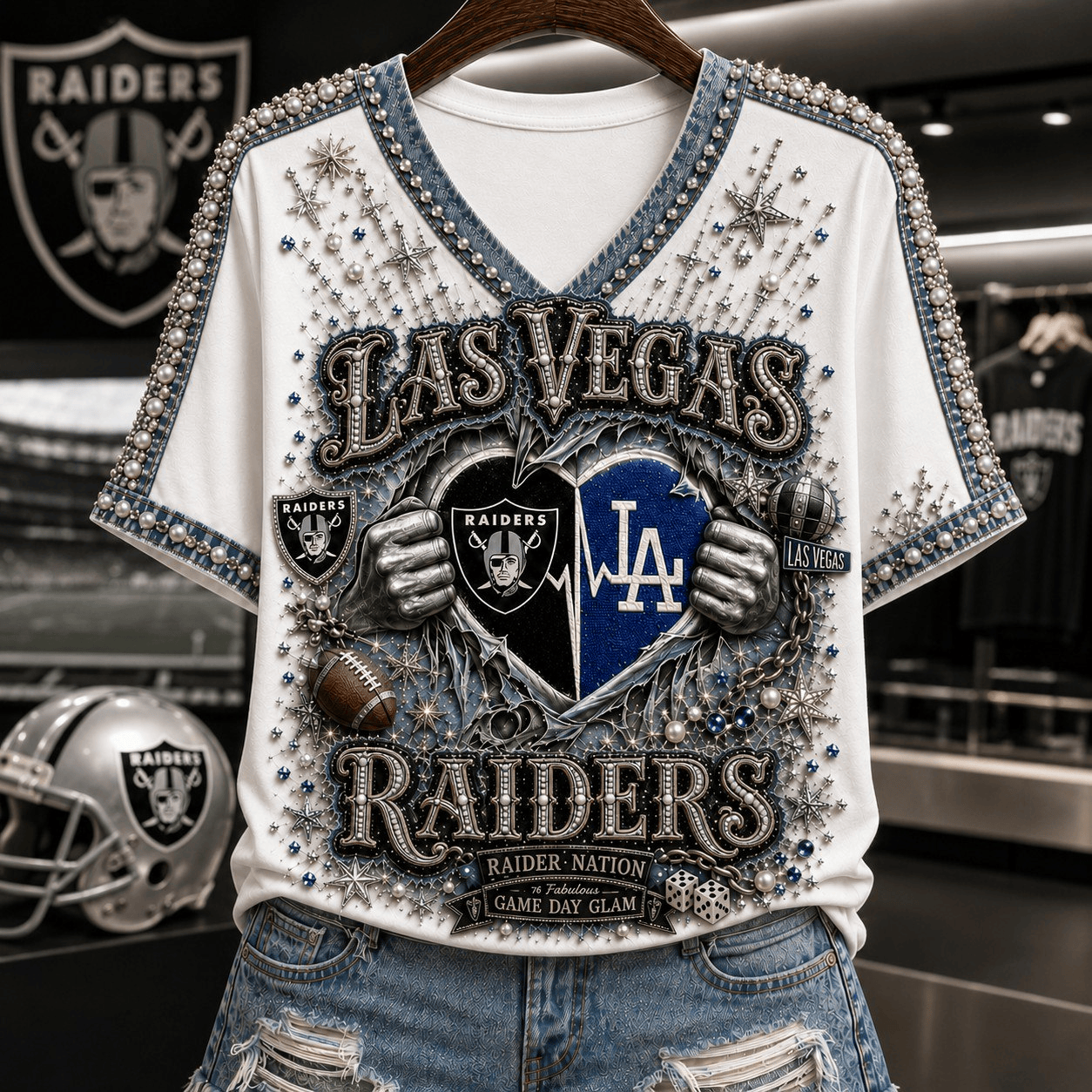 Premium LVR V-neck Shirt NTNA
